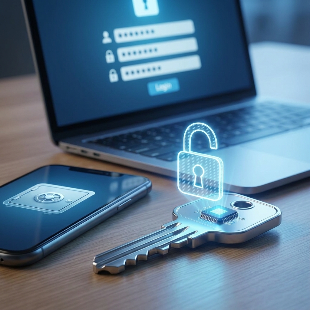 Free Password Manager Vault Illustration