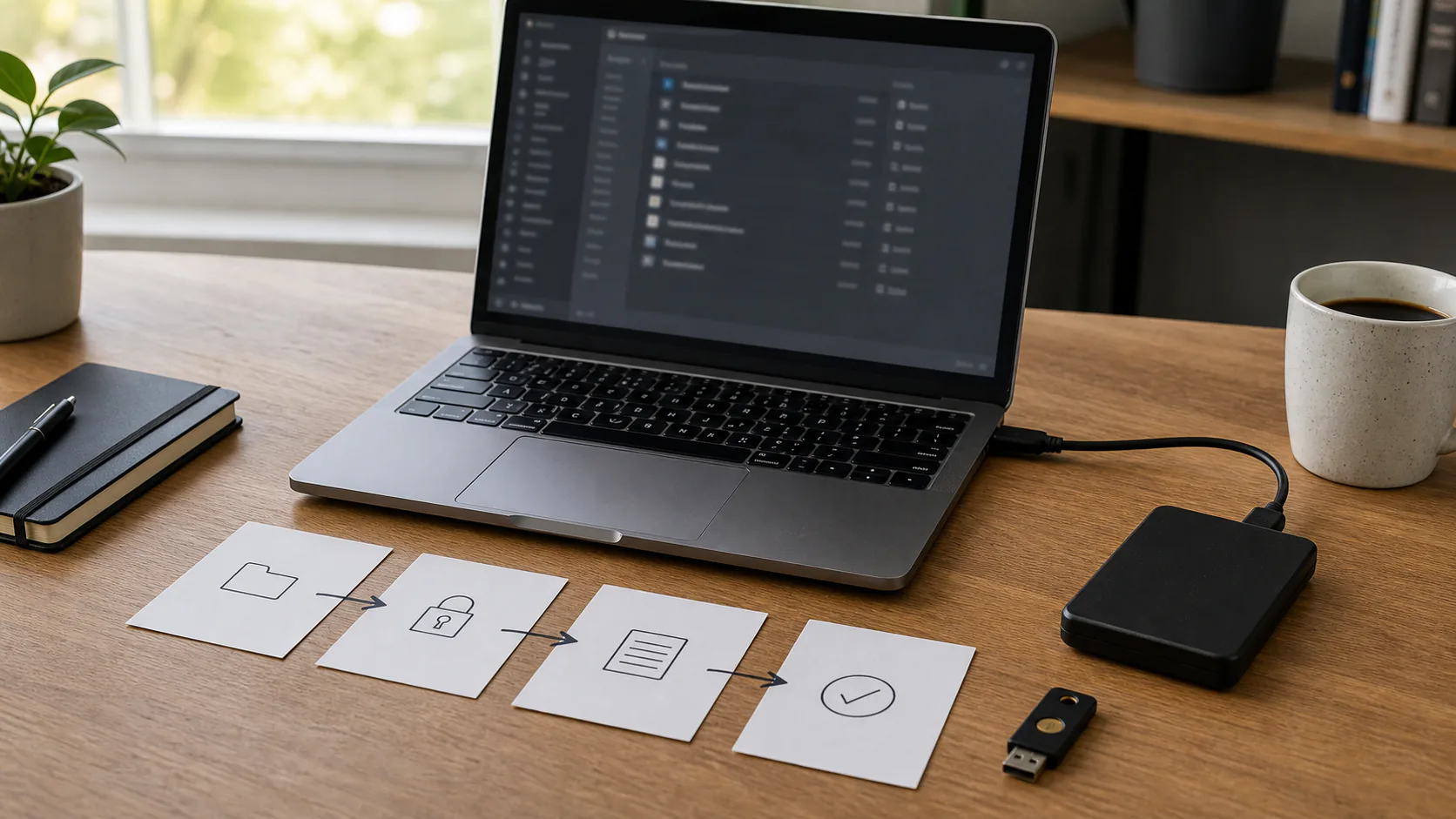 Realistic featured image for Local-Only Password Manager How It Works