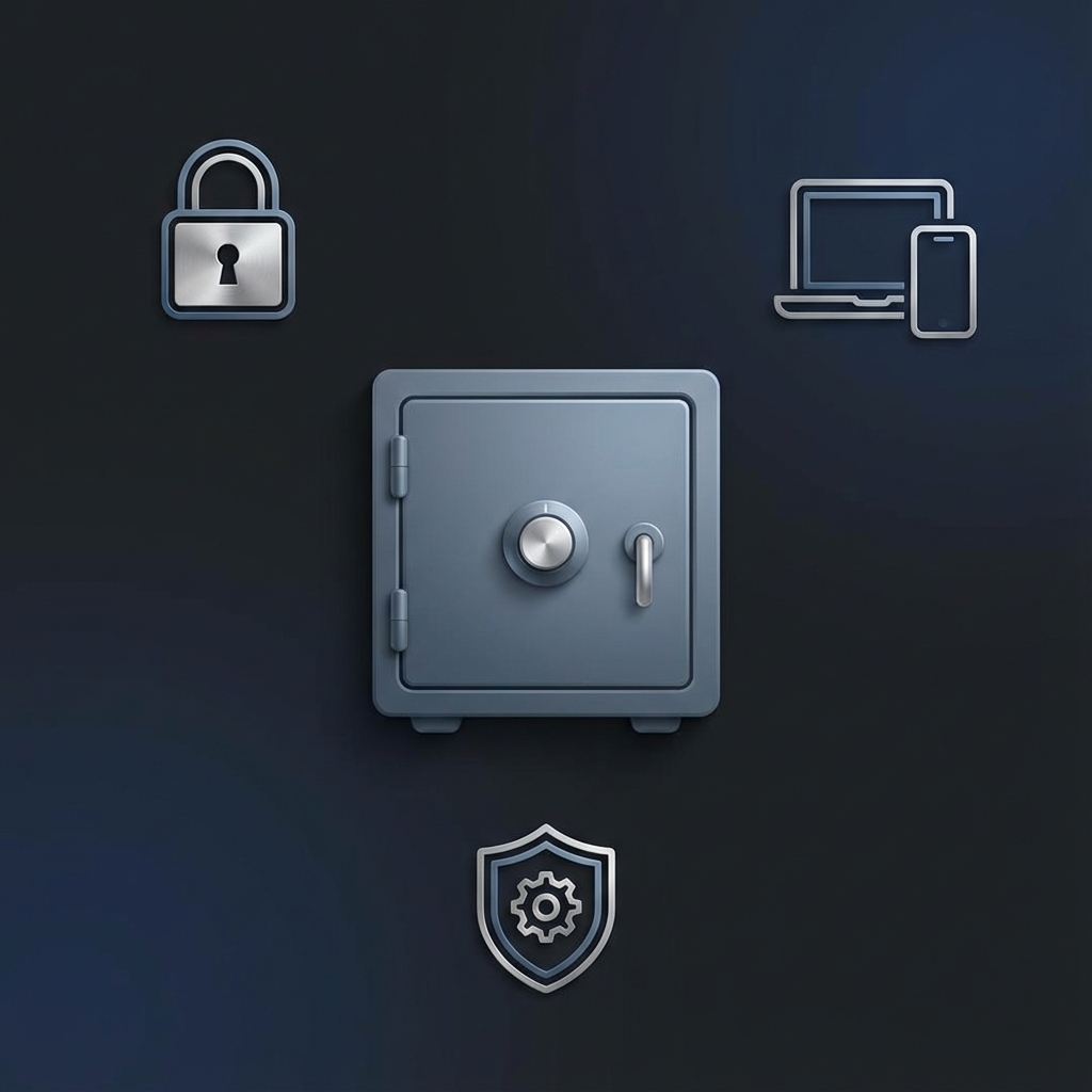 Offline Password Security Illustration